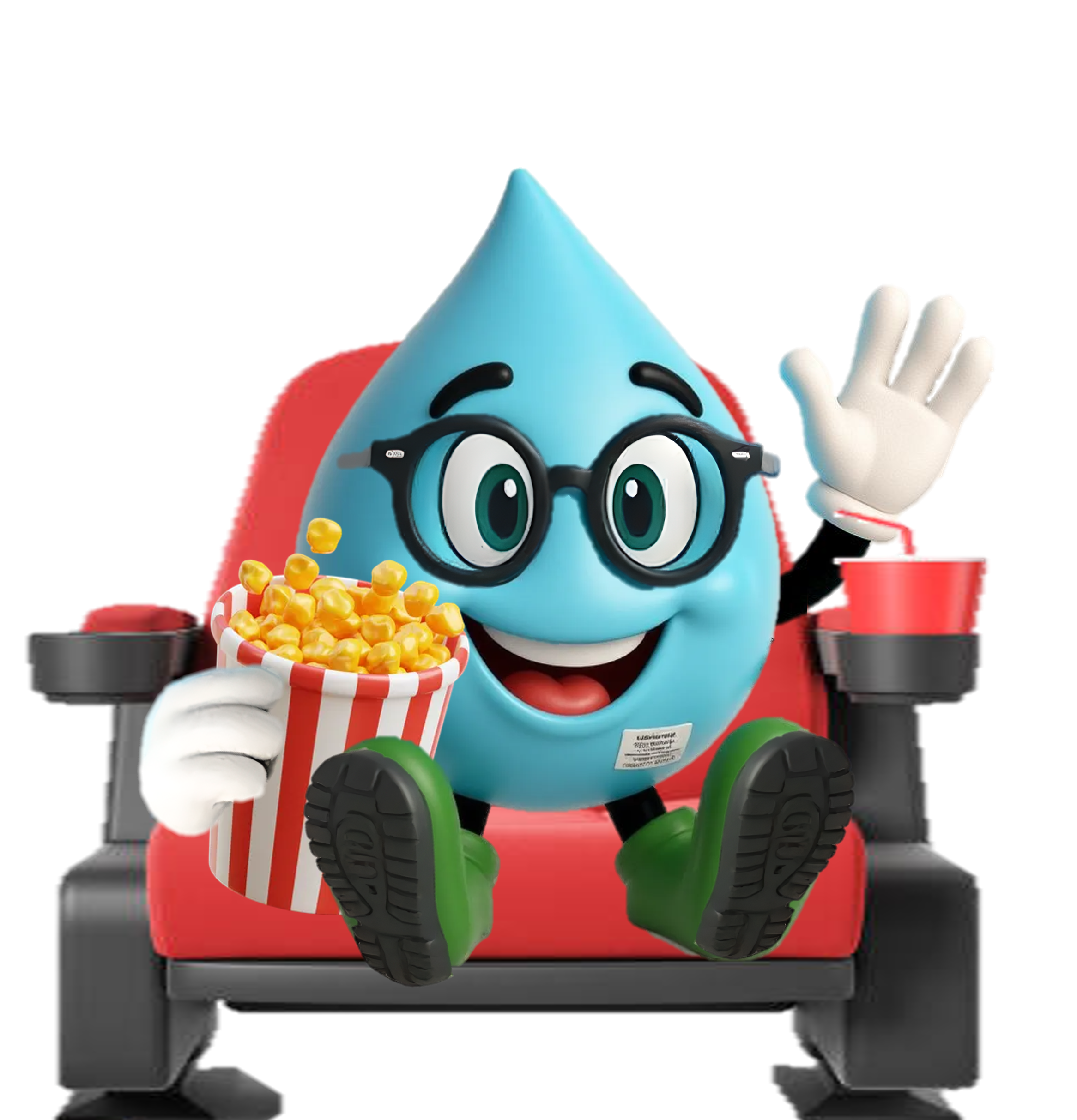 Gokssy viendo una película