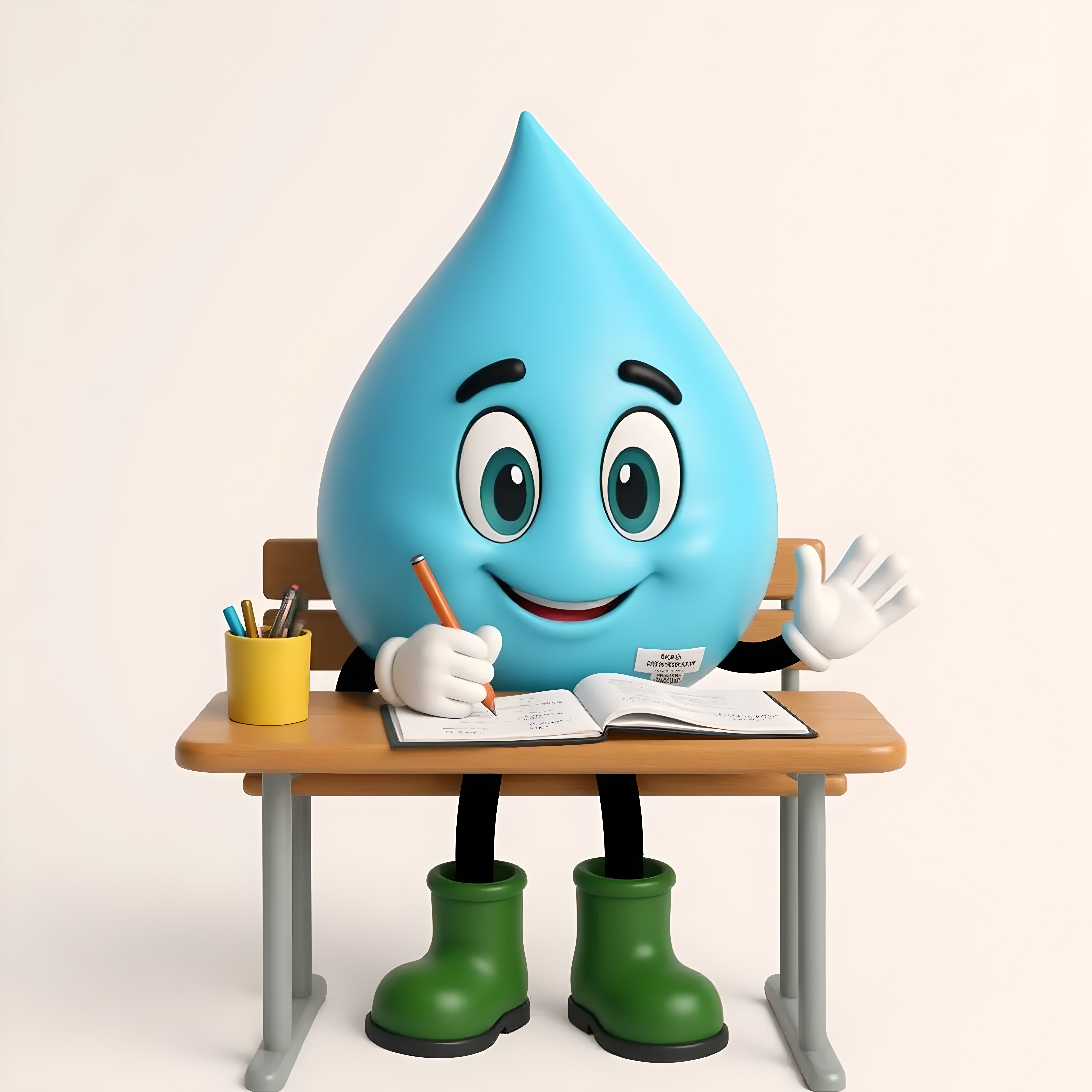 Gokssy contestando un examen